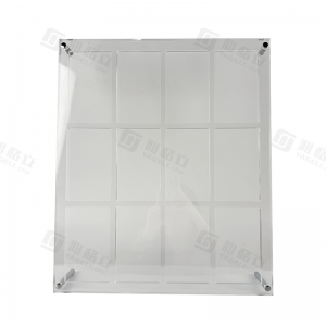 Suporte de acrílico para exibição de cartões PSA com design de 12 slots 