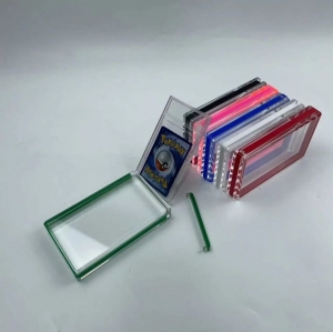 Porta-cartões magnético transparente One Touch 35pt 