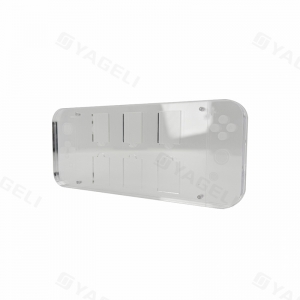 Suporte de acrílico para cartões de jogo com vários compartimentos – vitrine transparente para jogos de cartas colecionáveis (TCG) 