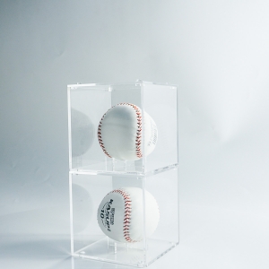 Estojo de acrílico para beisebol