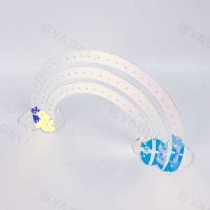 Suporte de acrílico de luxo para exibição de brincos 