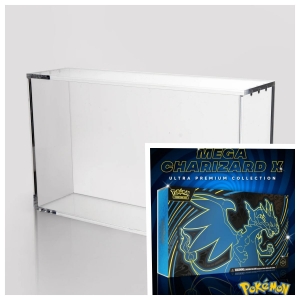 Mega Charizard X EX - Vitrine de acrílico UPC