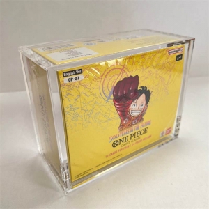 Caixa de acrílico para exibição de boosters de One Piece