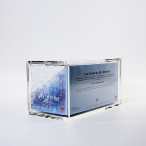 Estojo expositor para boosters de draft de Magic: The Gathering em acrílico resistente a raios UV 
