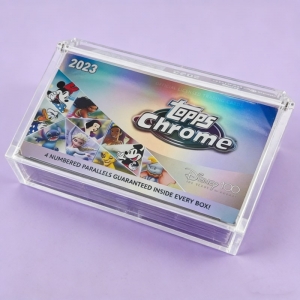 Estojo de acrílico para caixa de hobby Disney Chrome 