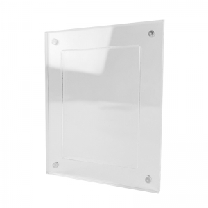 Moldura de acrílico resistente a raios UV para exibição de um único cartão colecionável