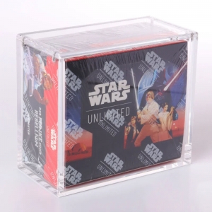 caixa expositora de acrílico para boosters