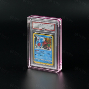Estojo magnético premium em acrílico resistente a raios UV para placa única com certificação PSA CGC BGS. 