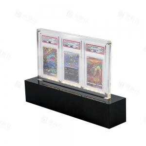Suporte para exibição de cartas graduadas com iluminação LED