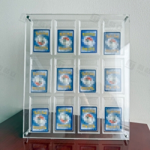 Painel de acrílico premium com 12 espaços para adesivos de superfície | YAGELI 