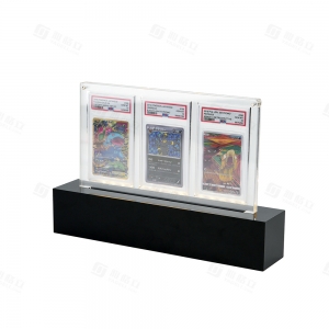 Display de acrílico YAGELI PSA com luzes LED | Fabricante de acessórios premium para TCG 