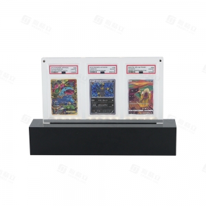 Display de acrílico YAGELI PSA com luzes LED | Fabricante de acessórios premium para TCG