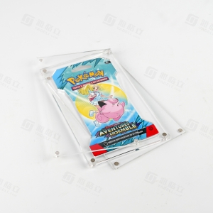 Expositor de Acrílico para Pacotes de Pokémon YAGELI | Soluções Premium em Acessórios para Pokémon TCG 