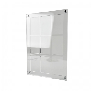 Suporte de exibição em acrílico transparente com 9 compartimentos para boosters 