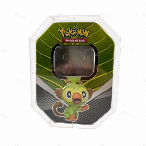 Expositor de caixa TIN de acrílico YAGELI para Pokémon | Fabricante de estojos expositores para latas colecionáveis de TCG 