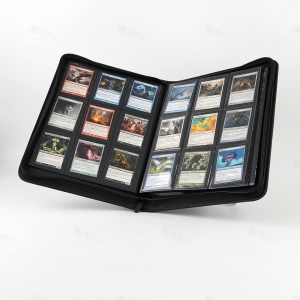 Álbum de cartas colecionáveis de couro PU com 9 bolsos | Fabricante de álbuns de cartas TCG da YAGELI