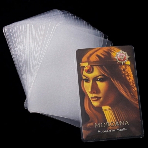 Protetores de cartas com cantos arredondados 