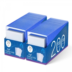 Pacote combinado de protetores rígidos e macios para cartas Penny 