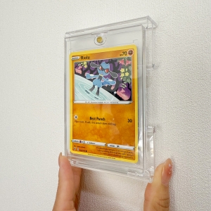 Suporte de parede de acrílico para exibição de porta-cartas magnético 