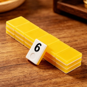 Jogo de peças de números em acrílico personalizado 