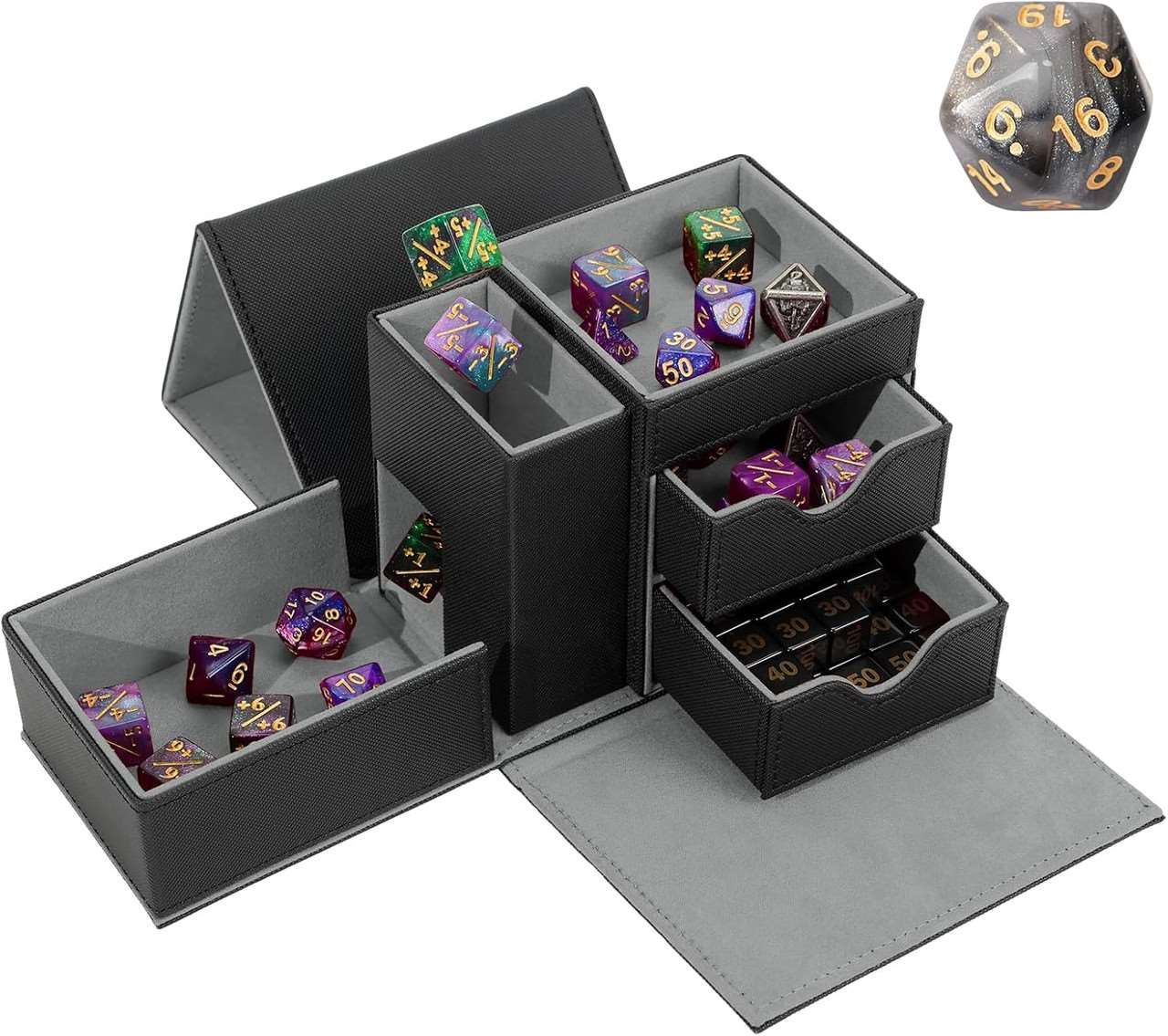 Acessórios de dados indispensáveis para todo jogador de RPG de mesa